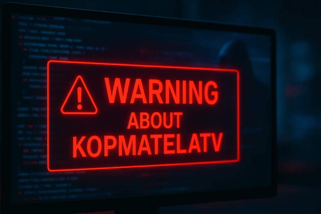 warning about kopmatelatv