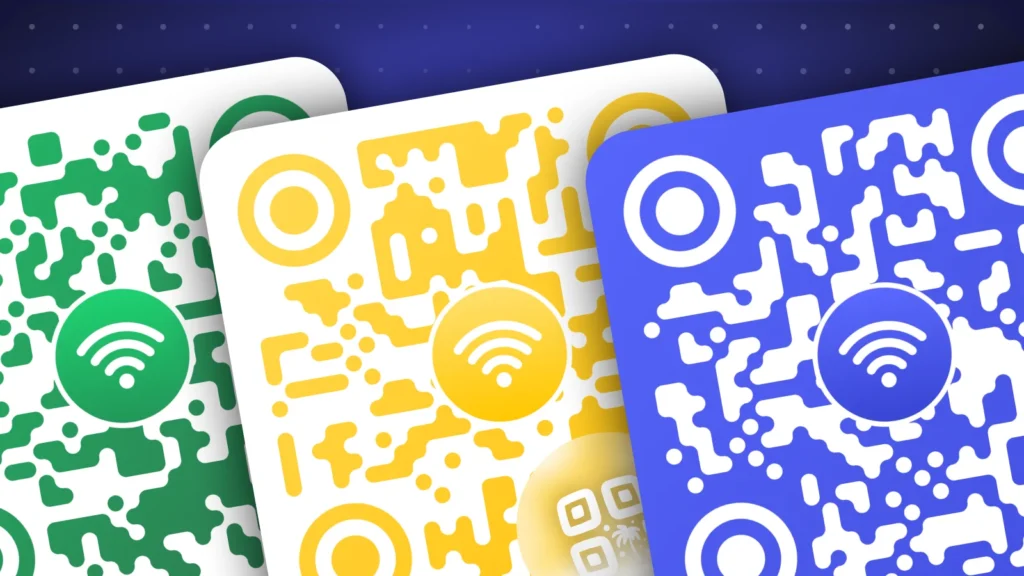 individueller QR-Code aus SSID und WLAN-Netzwerkschlüssel