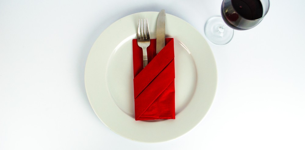 servietten falten einfach und schnell