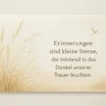 trauerkarte schreiben
