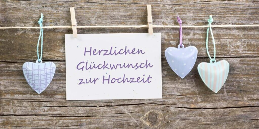 glückwünsche zur hochzeit