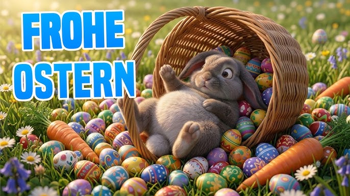 frohe ostern lustig