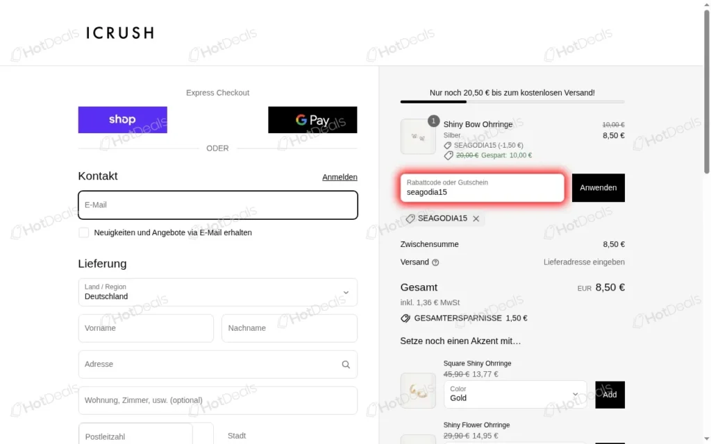icrush rabattcode